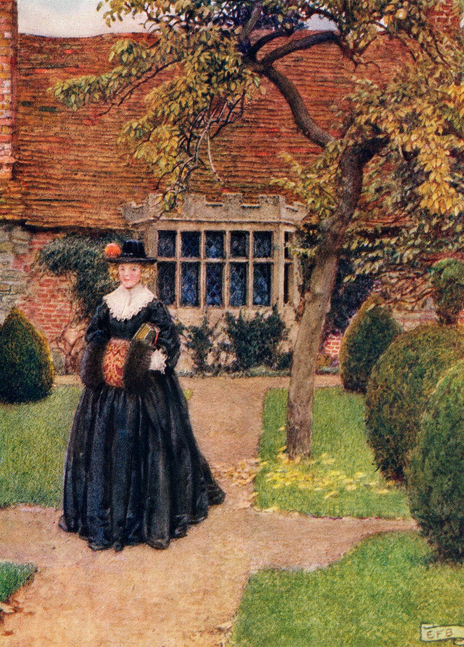 Illustration till dikten The Poetry of Dress av Herrick, från boken 