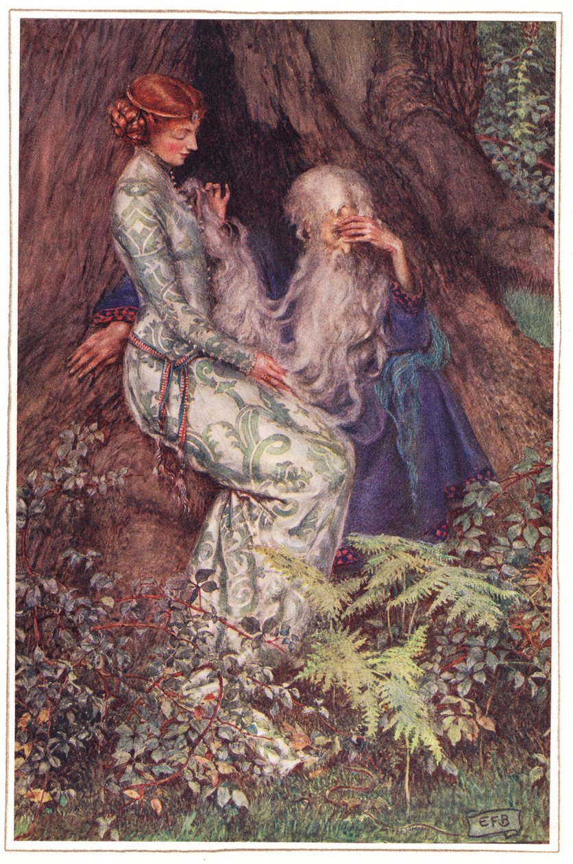 O Mästare, älskar du mitt ömma rim?, illustration från 