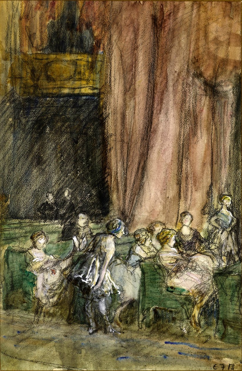 Repetitions, c.1912 (akvarell på papper) av Eleanor Fortescue Brickdale