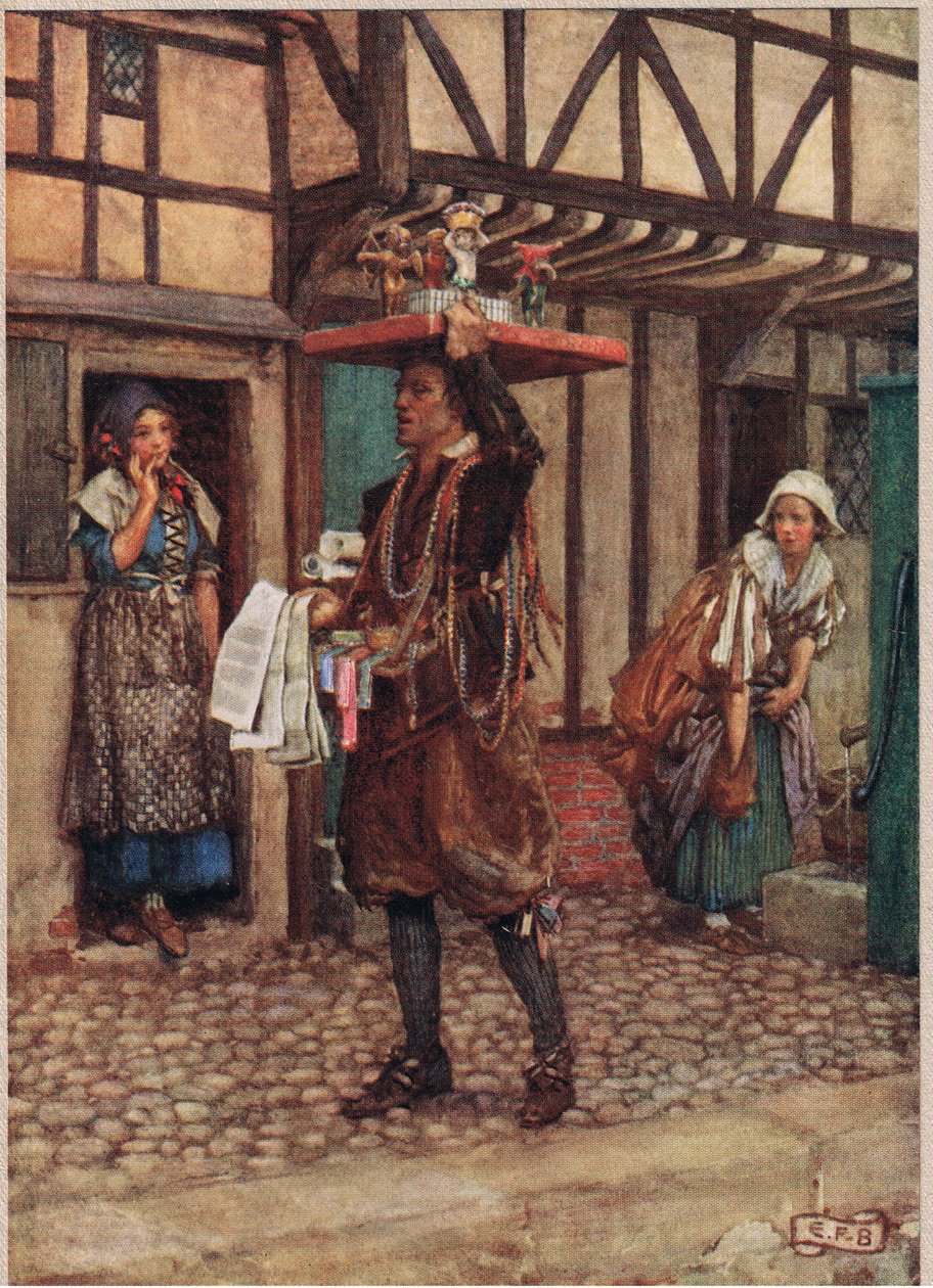 The Pedlar, illustration från 