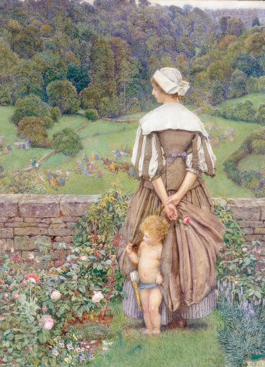 En nyans och gråt efter Amor av Eleanor Fortescue Brickdale