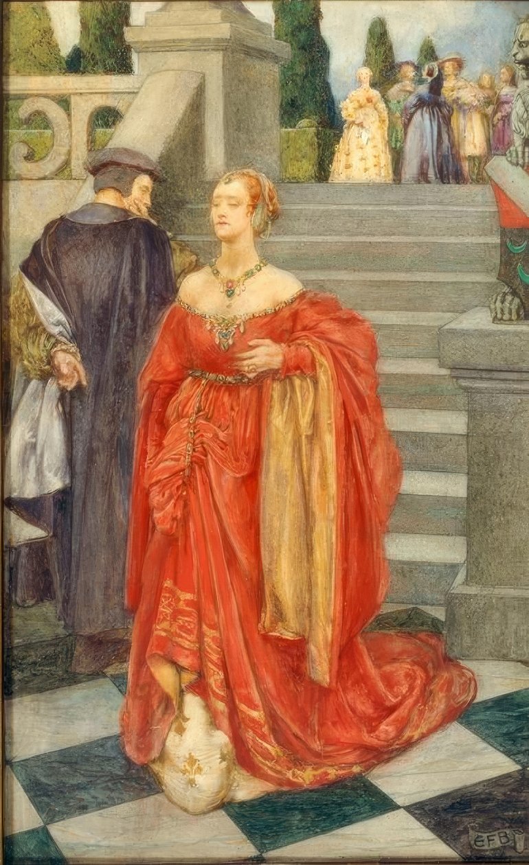 Men när hjärtat får ett slag, kommer smärtan att gå över så snart, av Eleanor Fortescue Brickdale