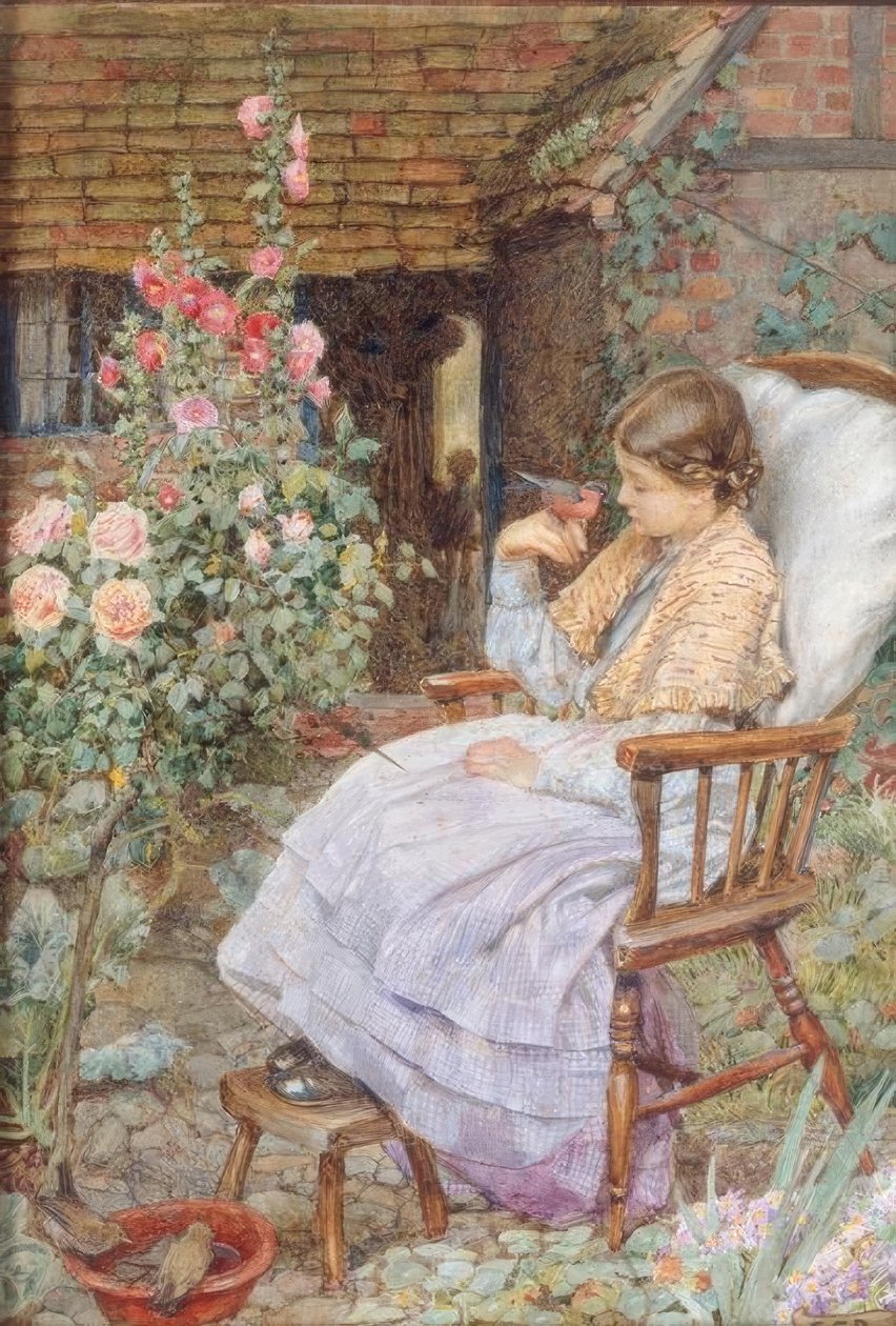 För, vad är fåglarnas röster, Ay och Odjuren, – men av Eleanor Fortescue Brickdale
