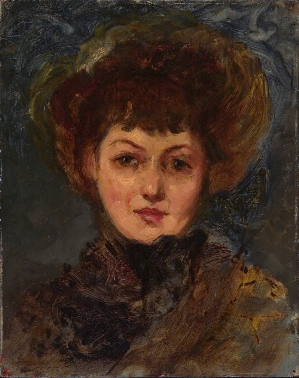 Porträtt av Mrs John Gellatly, 1890-1897. av Eleanor Greatorex