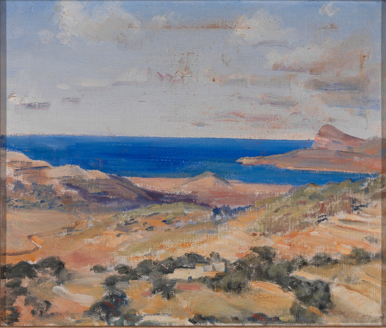 Strand med blått hav av Eleanor Harris