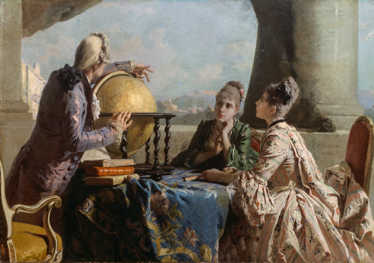 Geografilektionen av Eleuterio Pagliano