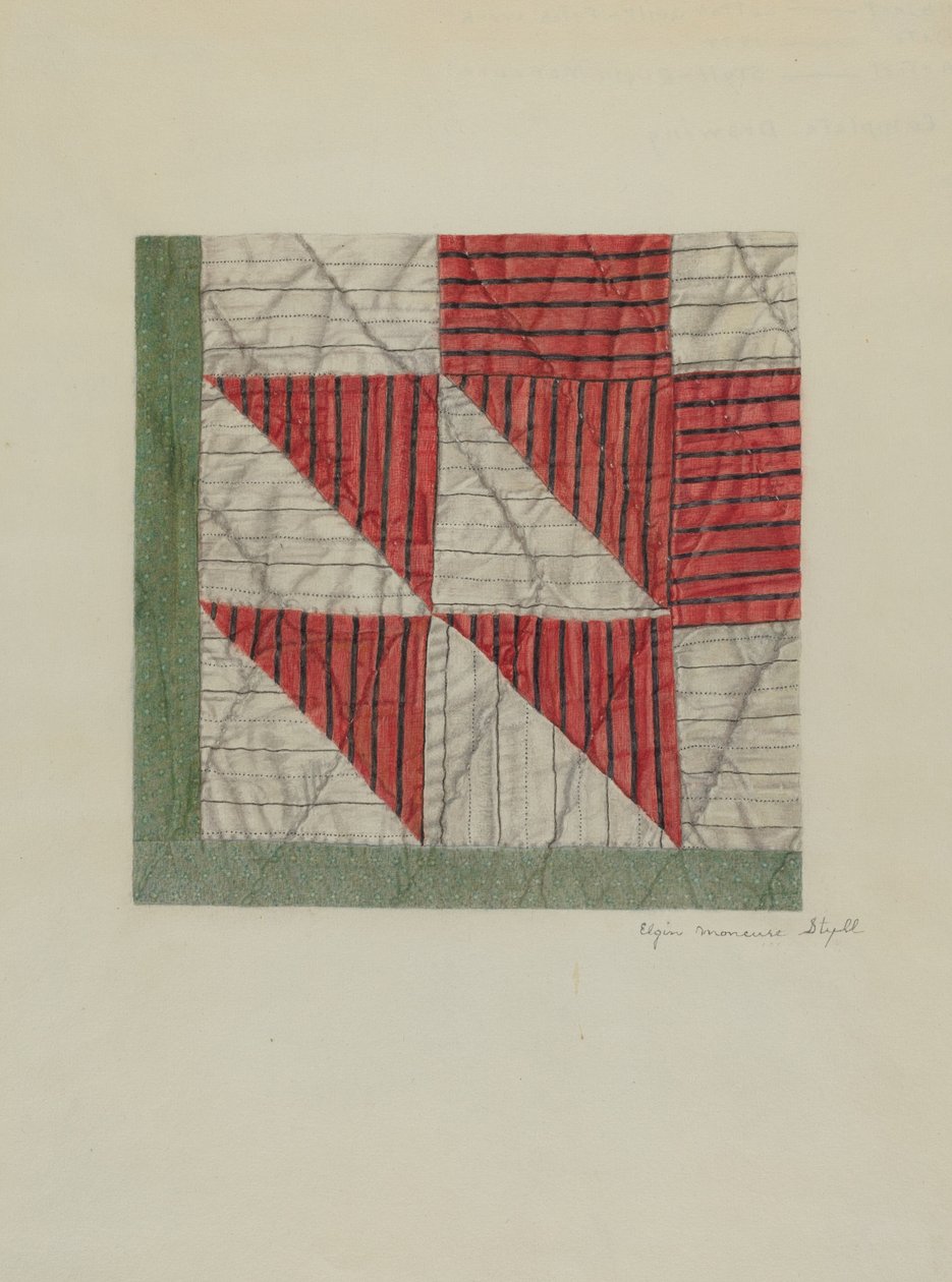 Lapptäcke av Elgin Moncure Styll