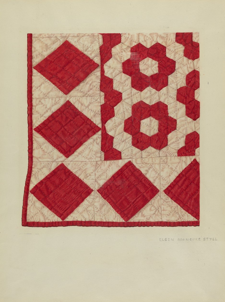 Lapptäcke av Elgin Moncure Styll