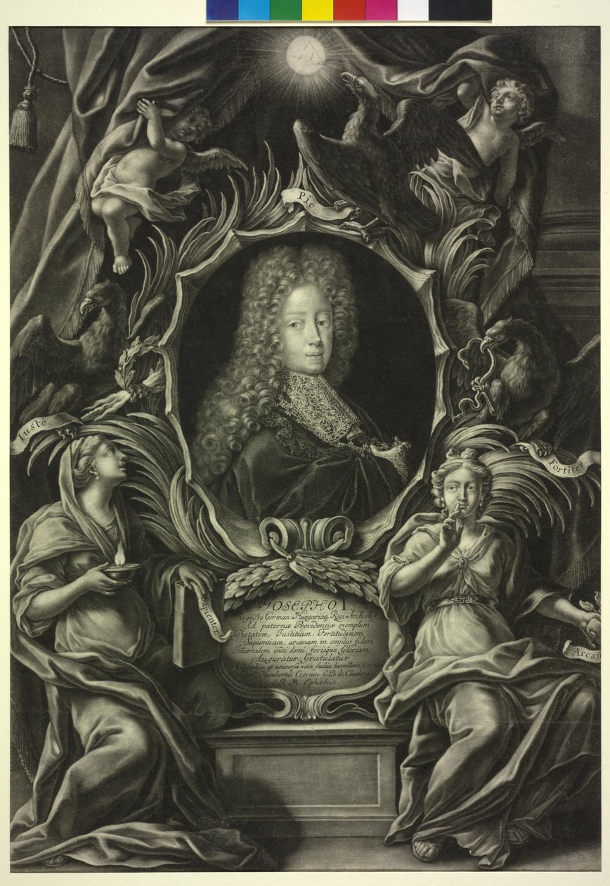 Tysk-romerska kejsaren Josef I av Elias Christoph Heiss