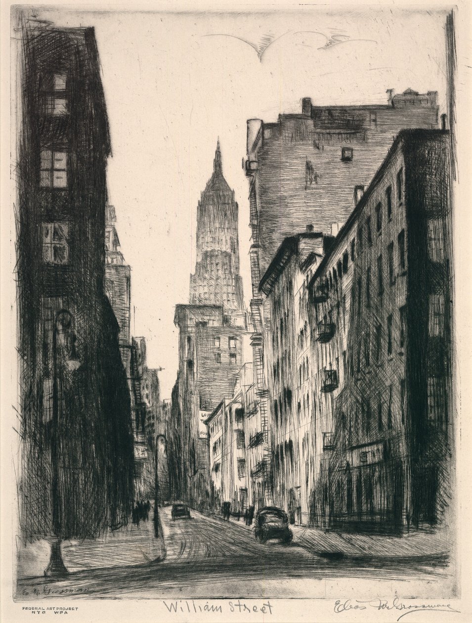 William Street av Elias M. Grossman