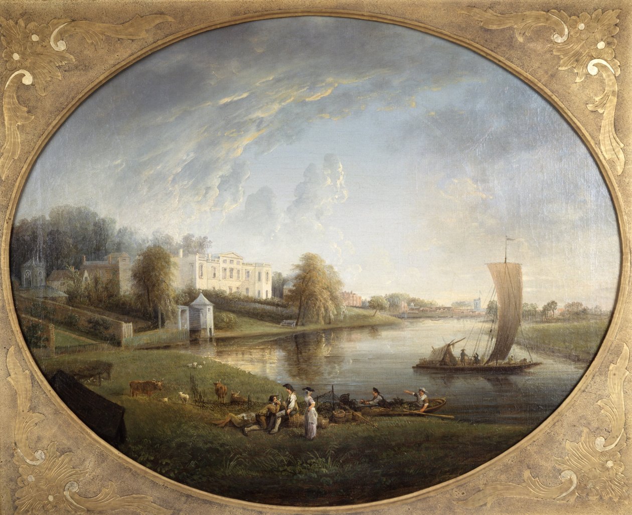 Pope House i Twickenham av Elias Martin