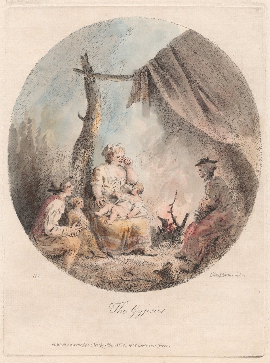 Zigenarna av Elias Martin