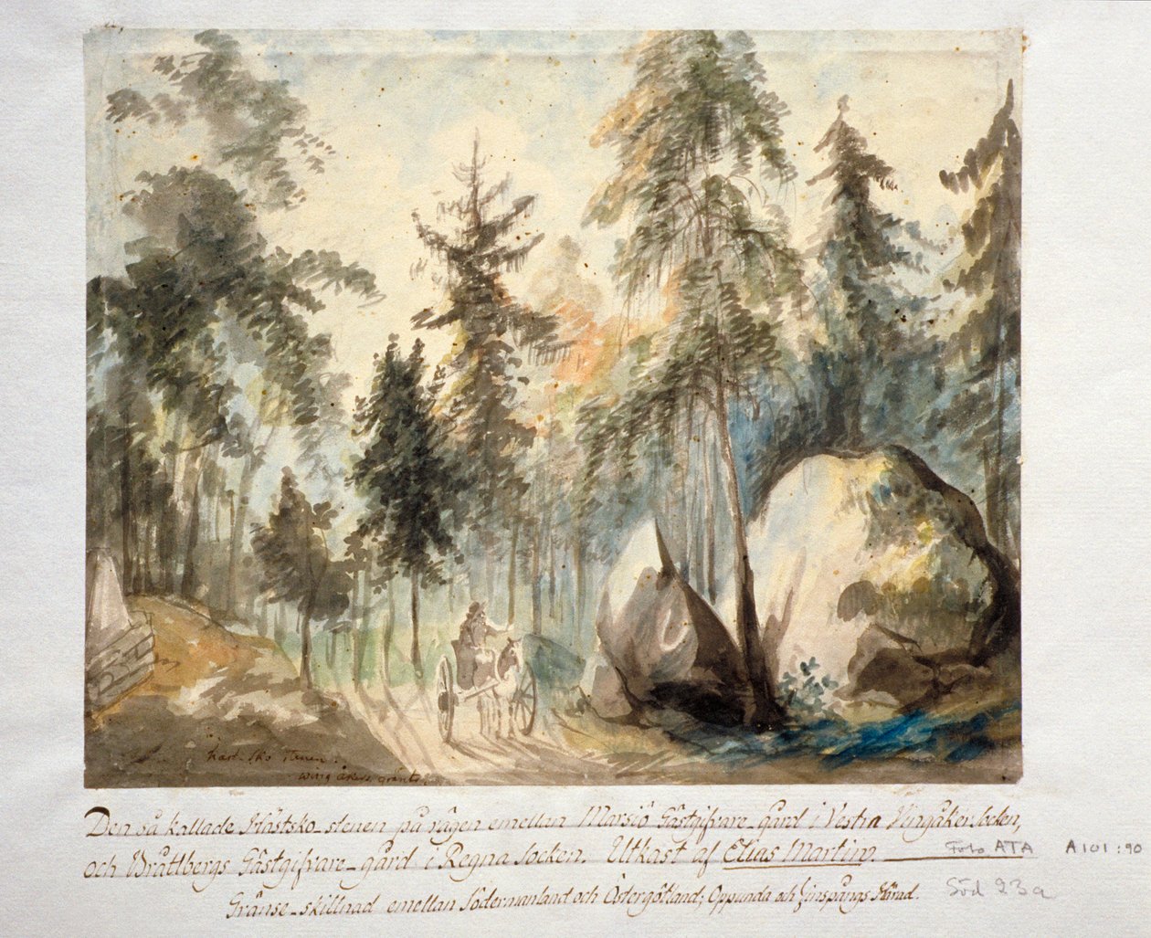 "The Horseshoe Stone", Finspång, Östergötland, Sweden (25780761224) av Elias Martin