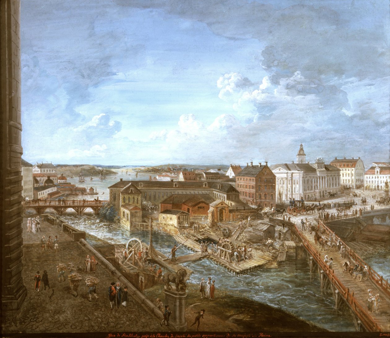 Utsikt över Stockholm av Elias Martin