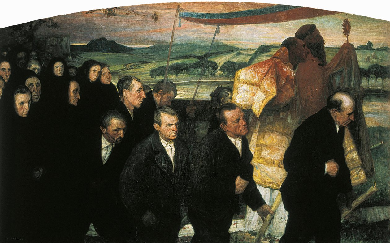 Processionen av Corpus i Lezo av Elias Salaverria Inchaurrandieta