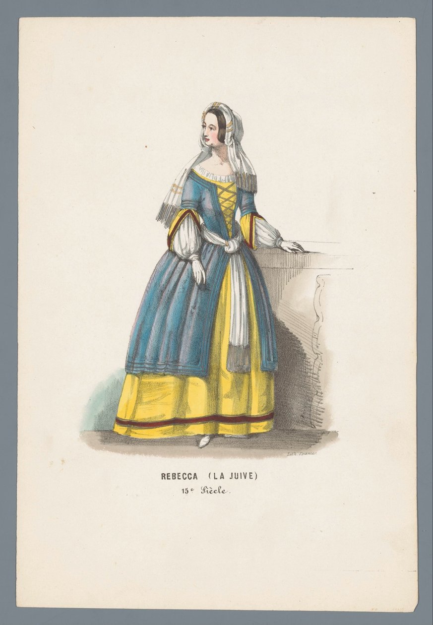 Rebecca (La Juive) / 1400-talet (titel på objektet) av Elias Spanier
