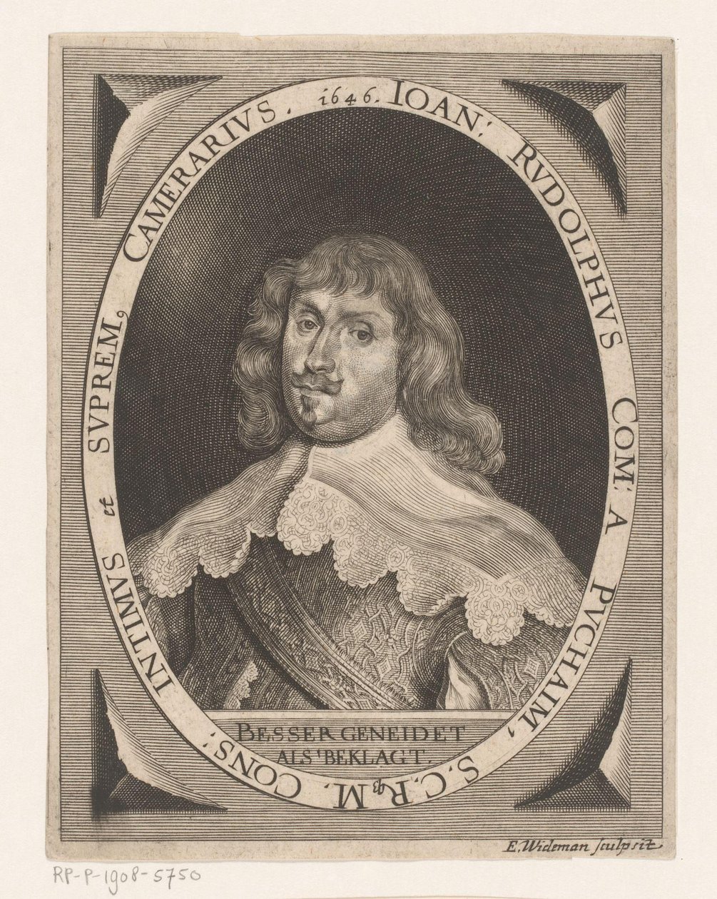 Porträtt av Johann Rudolph von Puchaim av Elias Widemann