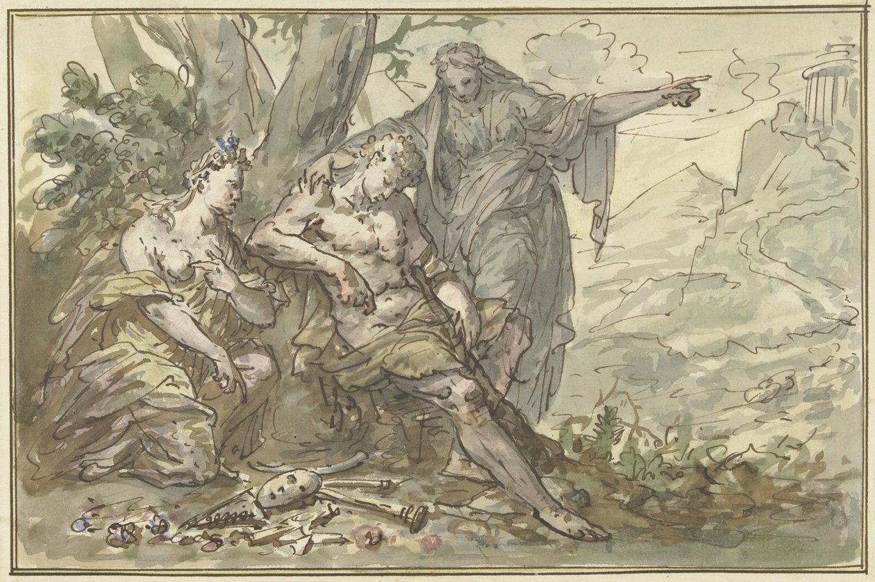 Herkules vid vägskälet av Elias van Nijmegen