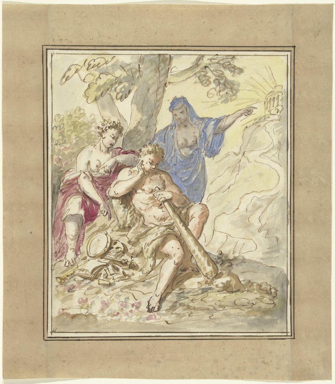Herkules vid vägskälet av Elias van Nijmegen