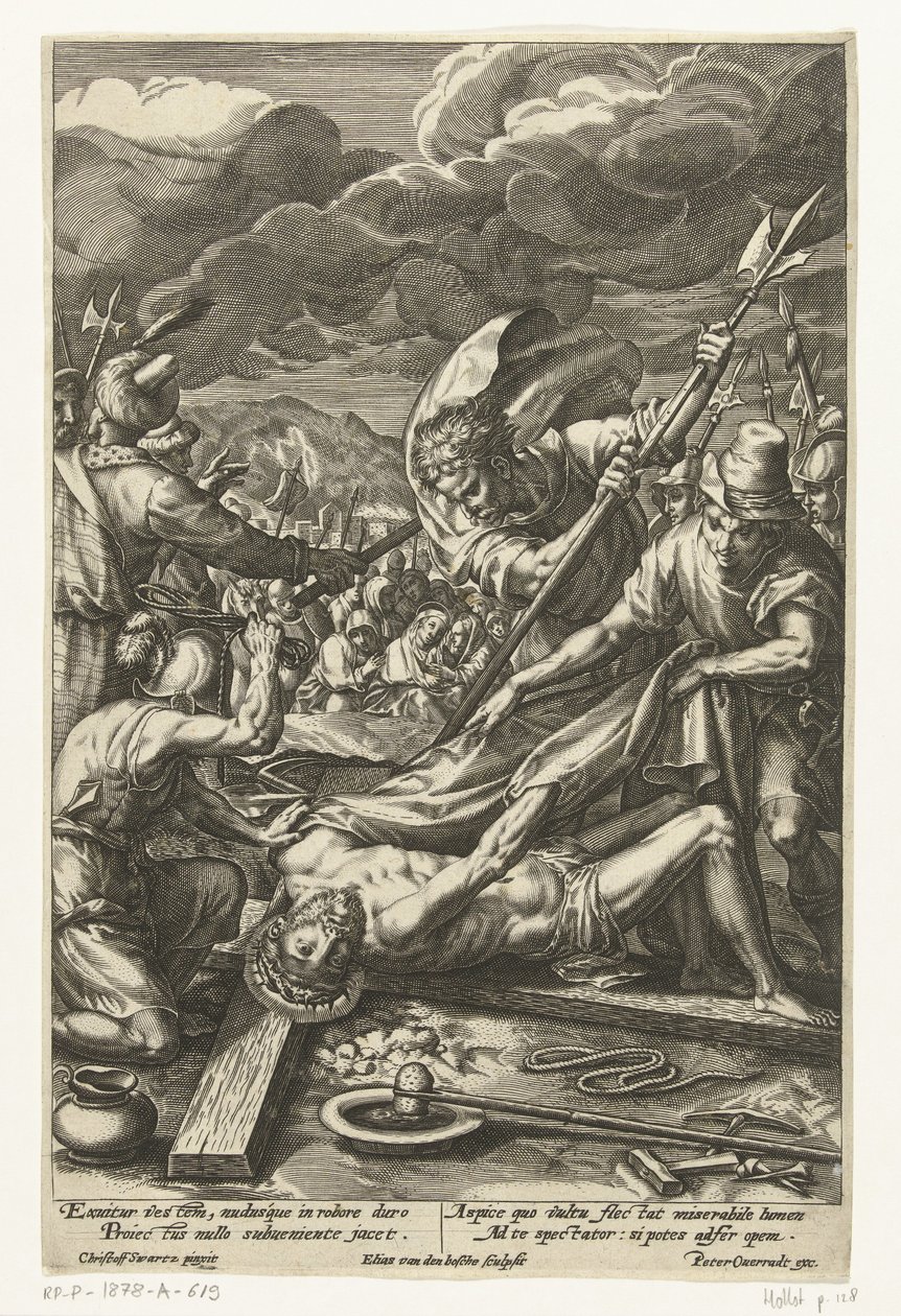 Kristus tog av sig sina kläder Passion of Christ (serietitel) av Elias van den Bossche