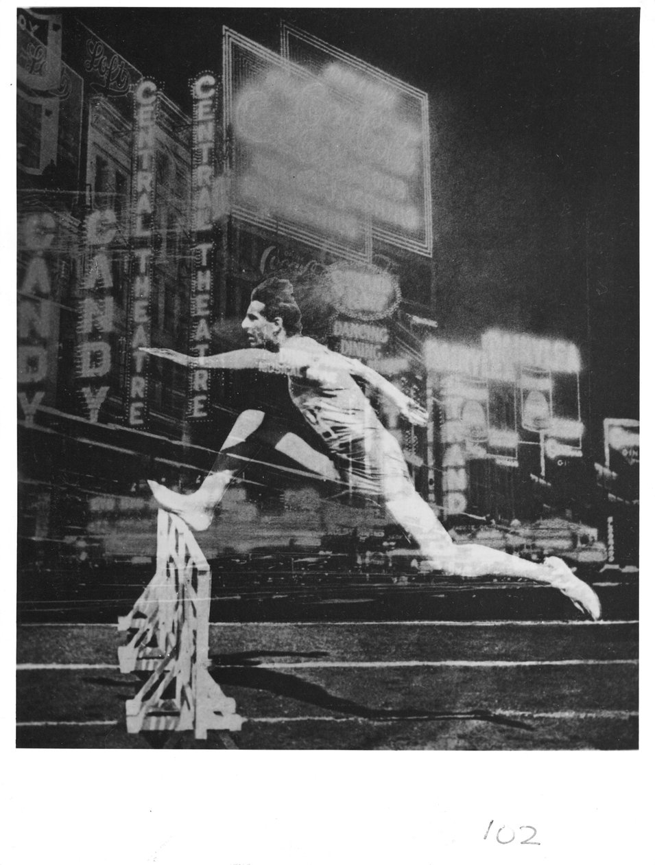 Fotogram, överlagring, 1930 (fotogram) av Eliezer Markowich Lissitzky