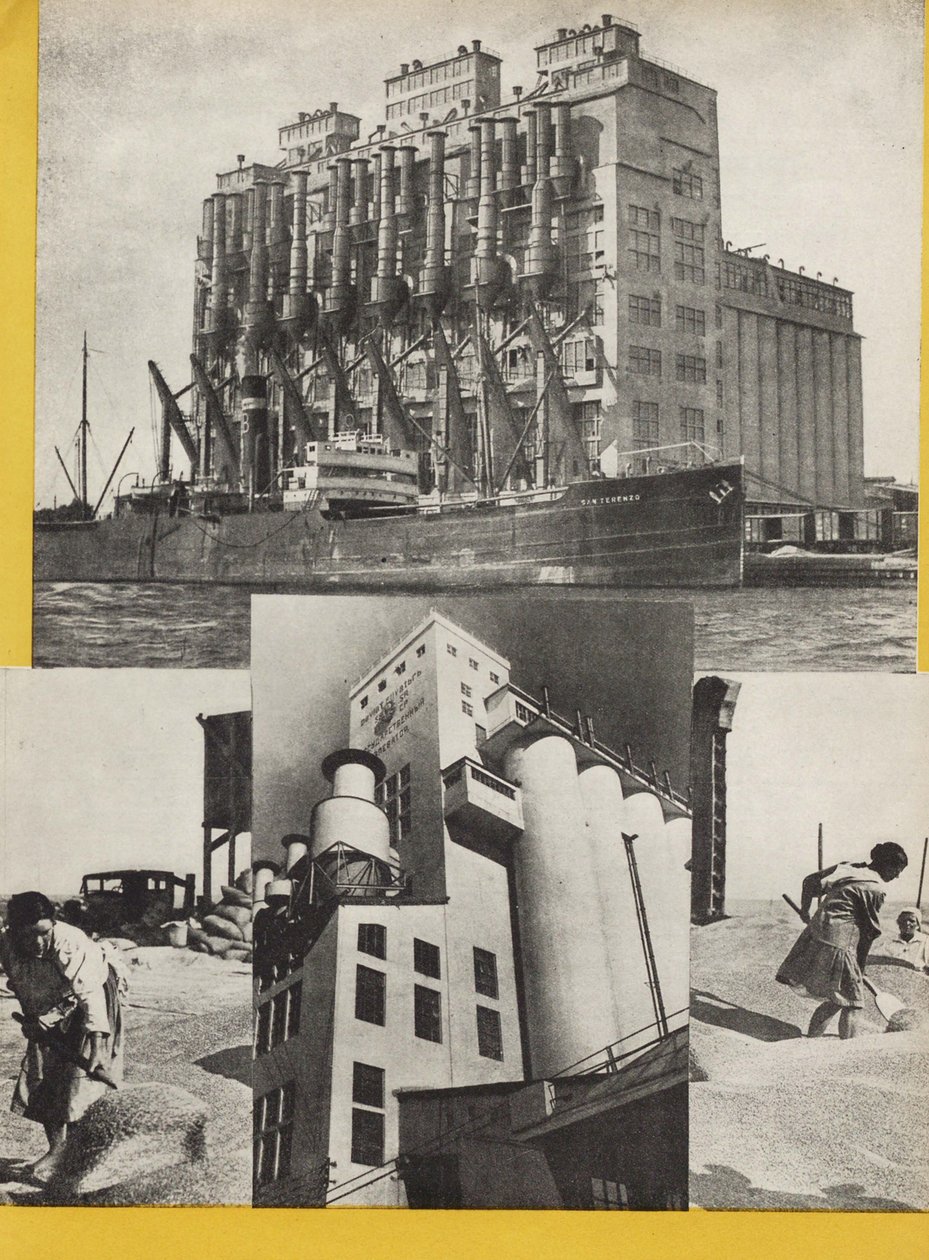 Illustration från USSR Builds Socialism, 1933. av Eliezer Markowich Lissitzky