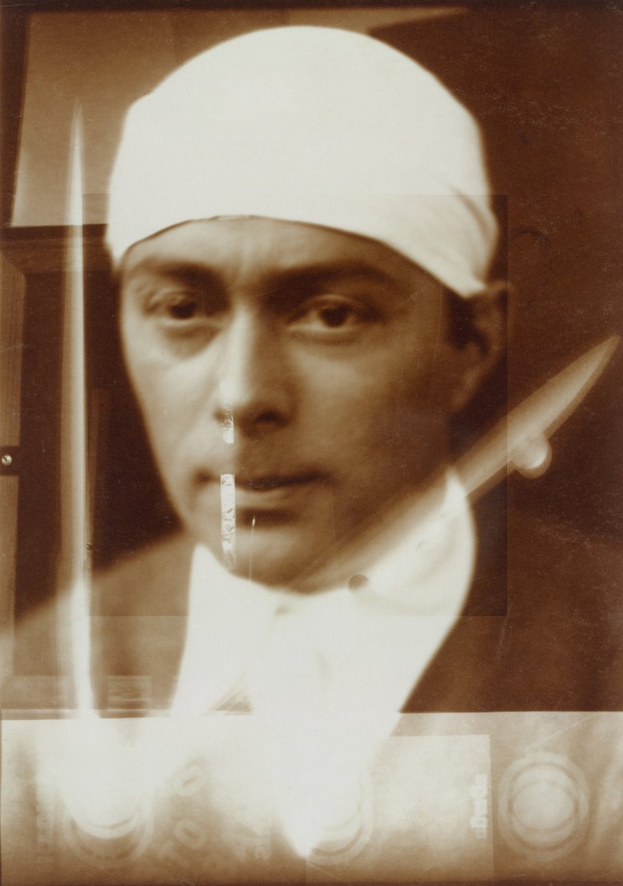 Självporträtt, 1924-1925. av Eliezer Markowich Lissitzky