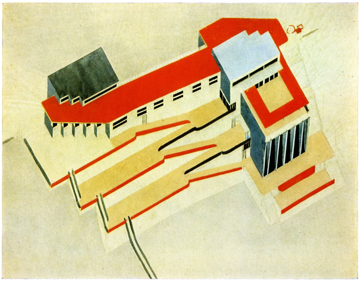 Segelsällskap av Eliezer Markowich Lissitzky