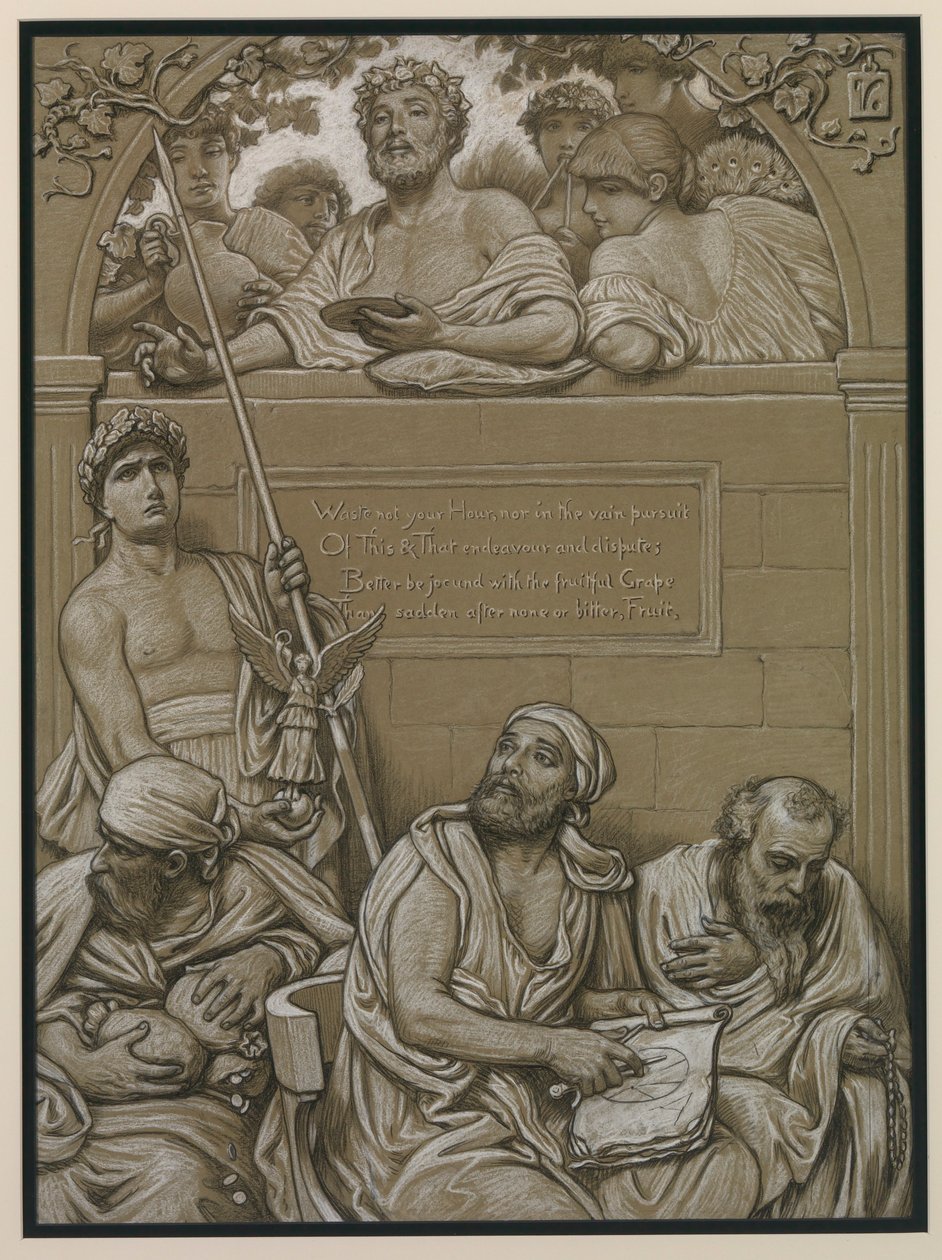 (Illustration till Omar Khayyáms Rubáiyát) Frontespis av Elihu Vedder