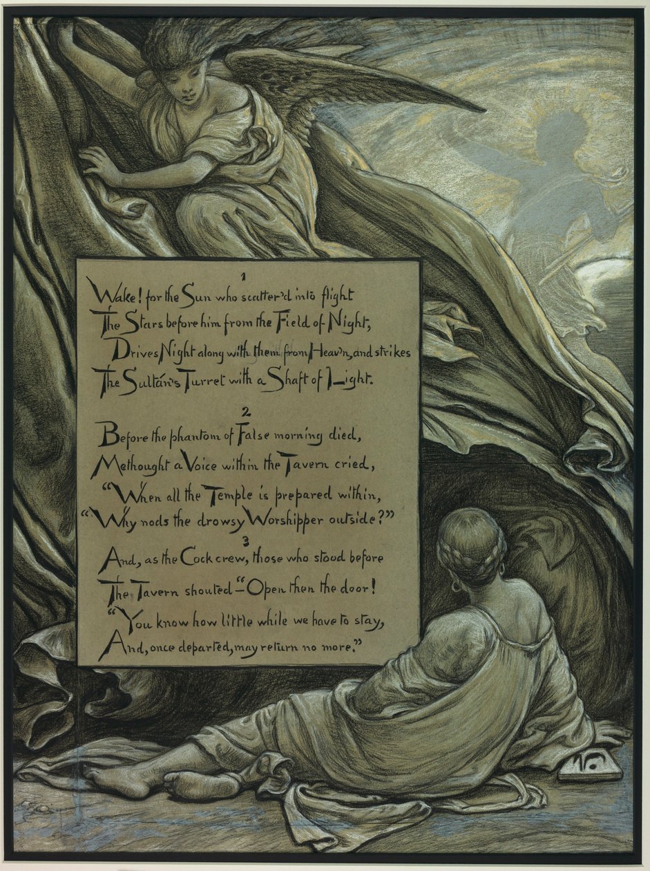 (Illustration till Omar Khayyáms Rubáiyát) Uppvaknandet av Elihu Vedder