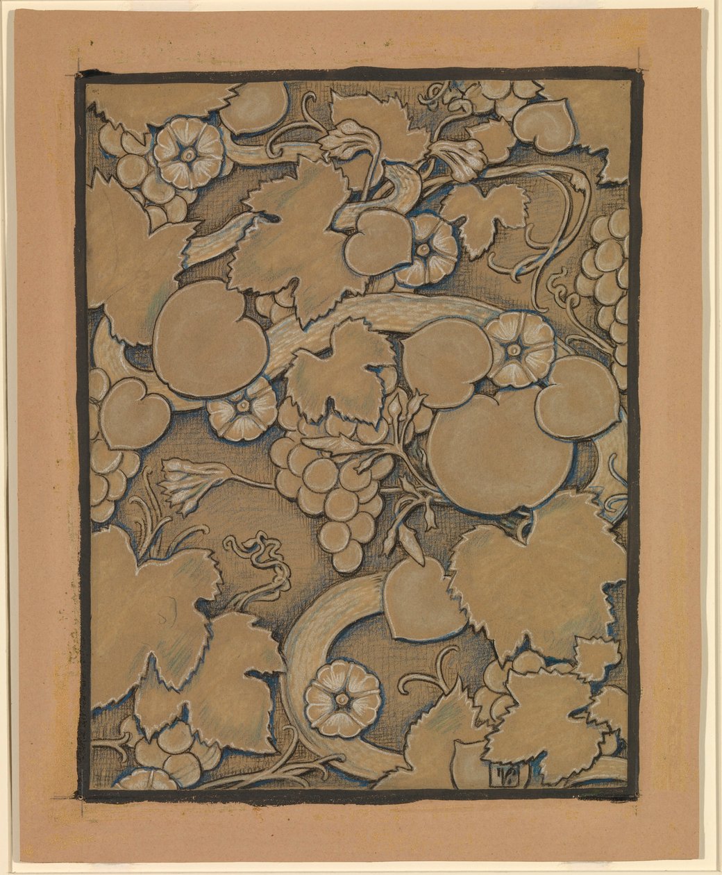 (Illustration till Rubáiyát av Omar Khayyám) Linjeringspapper av Elihu Vedder