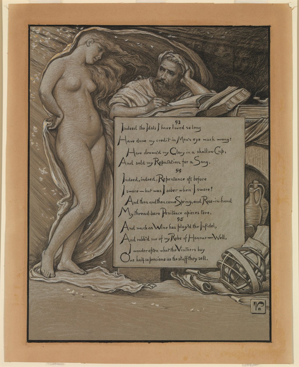 (Illustration för Rubáiyát av Omar Khayyám) Vår av Elihu Vedder