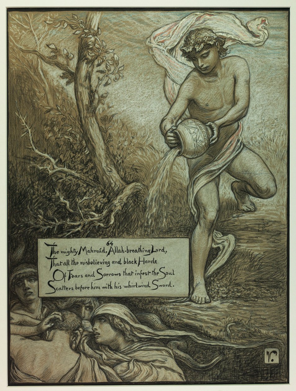 (Illustration till Rubáiyát av Omar Khayyám) Den mäktige Mahmud av Elihu Vedder