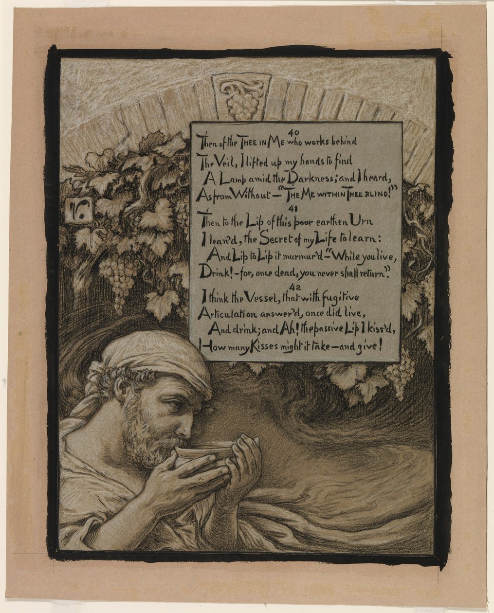 (Illustration till Rubáiyát av Omar Khayyám) Koppens själ av Elihu Vedder