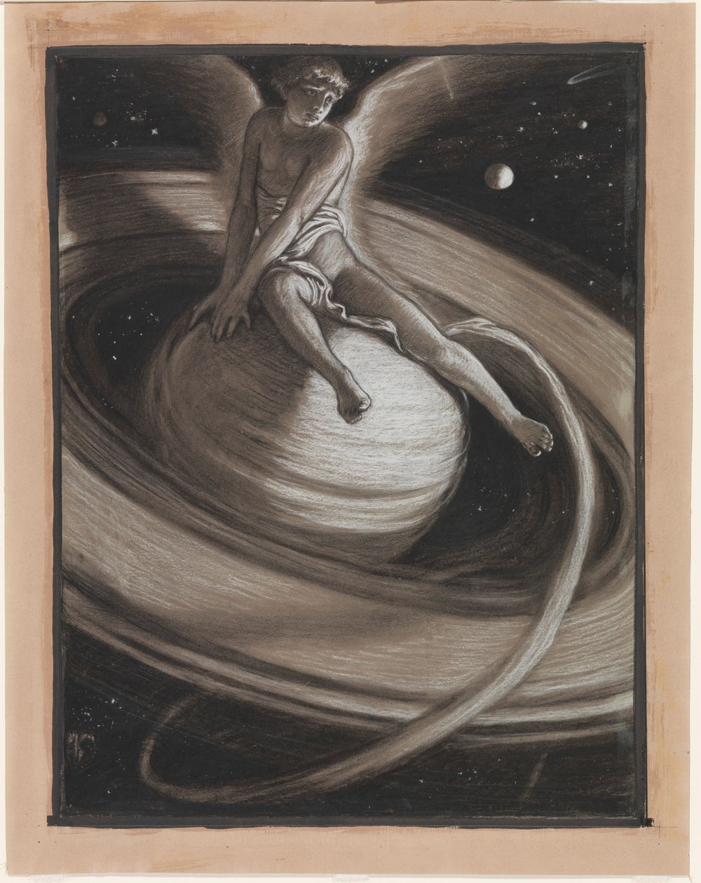 (Illustration till Rubáiyát av Omar Khayyám) Saturnus tron av Elihu Vedder