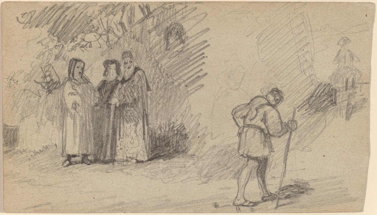 Sonen och åsnan av Elihu Vedder