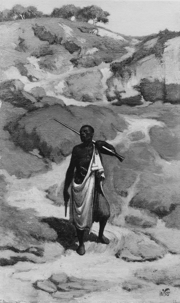 Den afrikanska vaktposten av Elihu Vedder