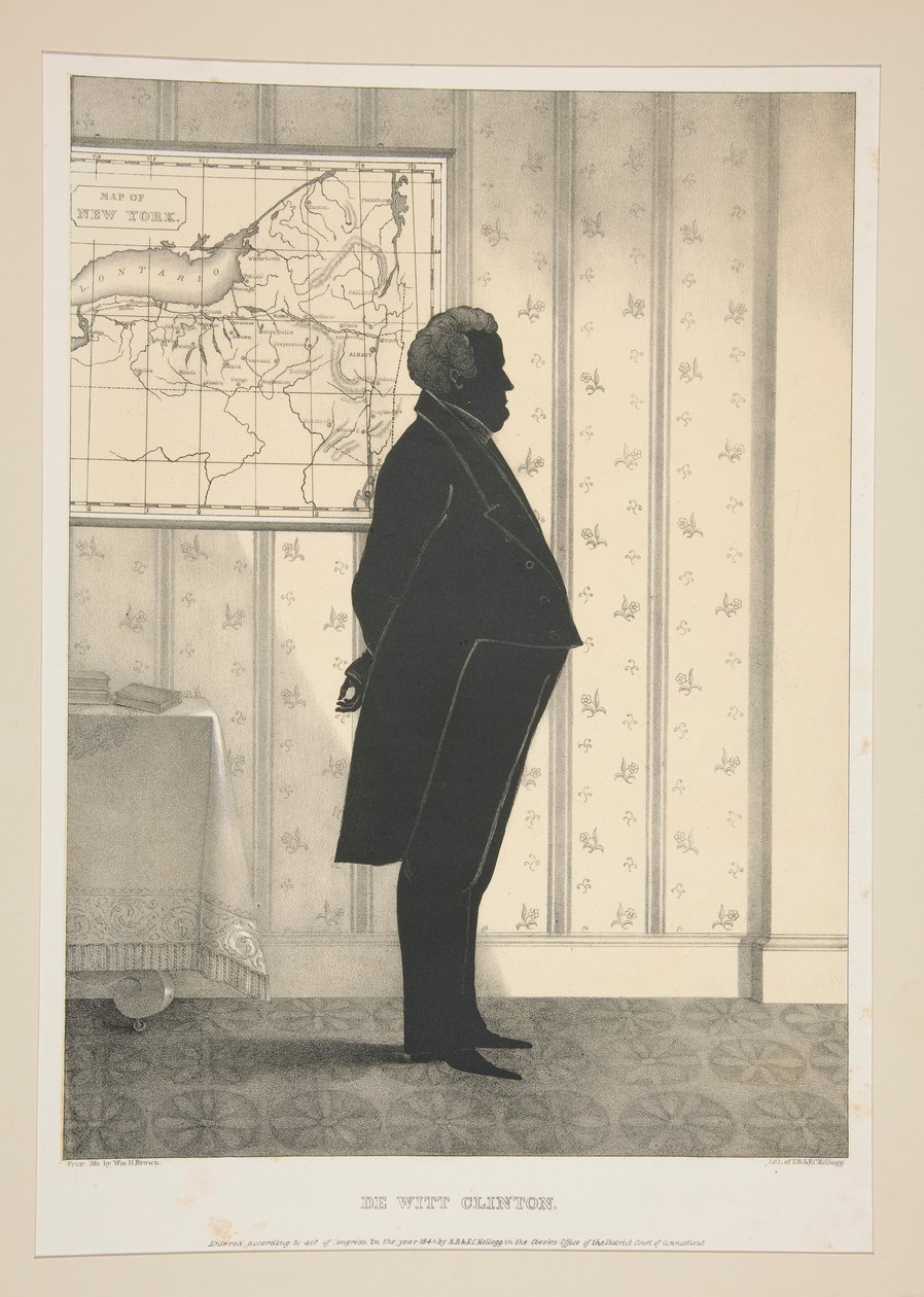 De Witt Clinton, från en uppsättning av 27 porträtt av Elijah C. Kellogg