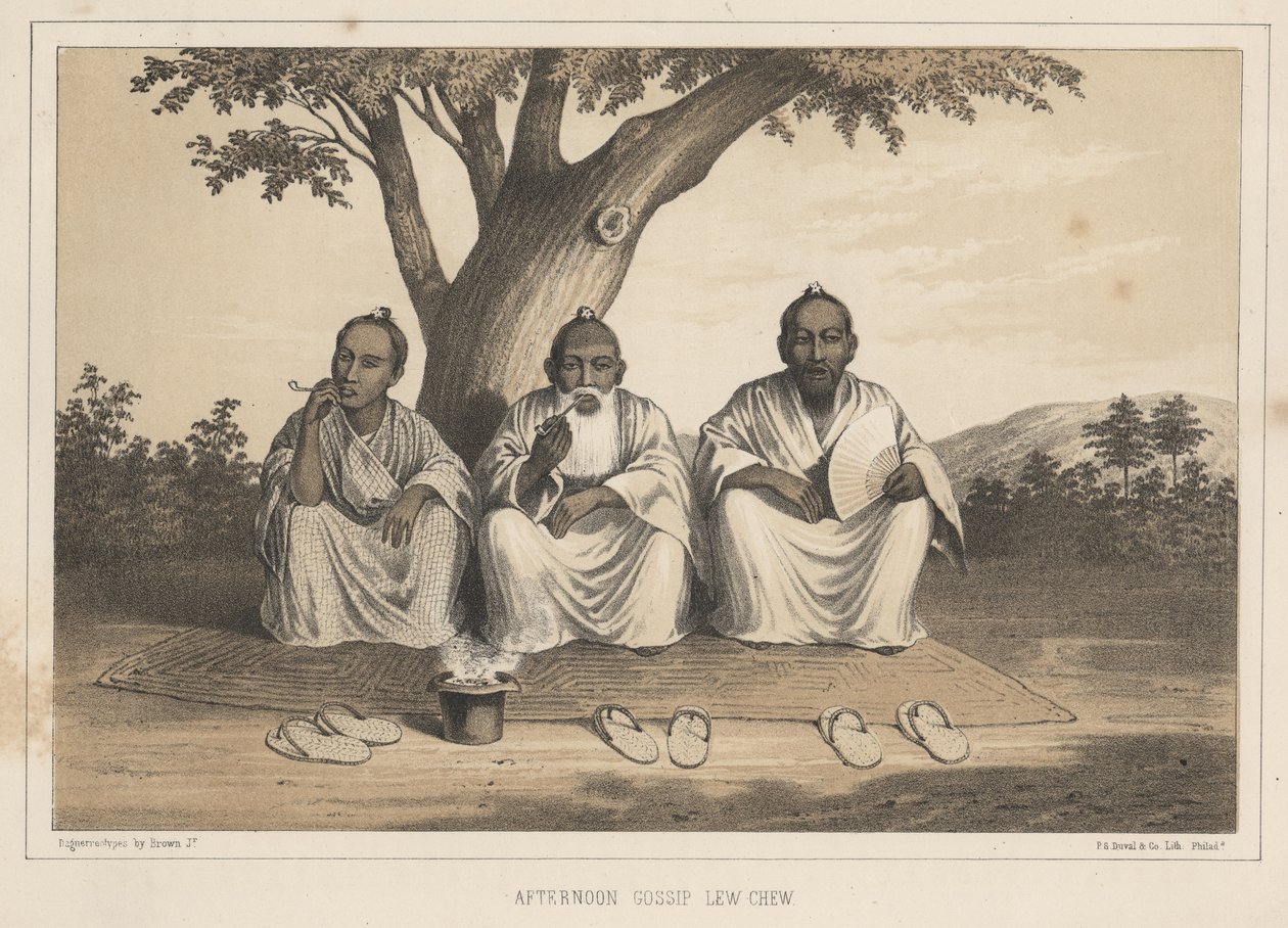 Eftermiddagsskvaller, Lew Chew, 1855 av Eliphalet Brown