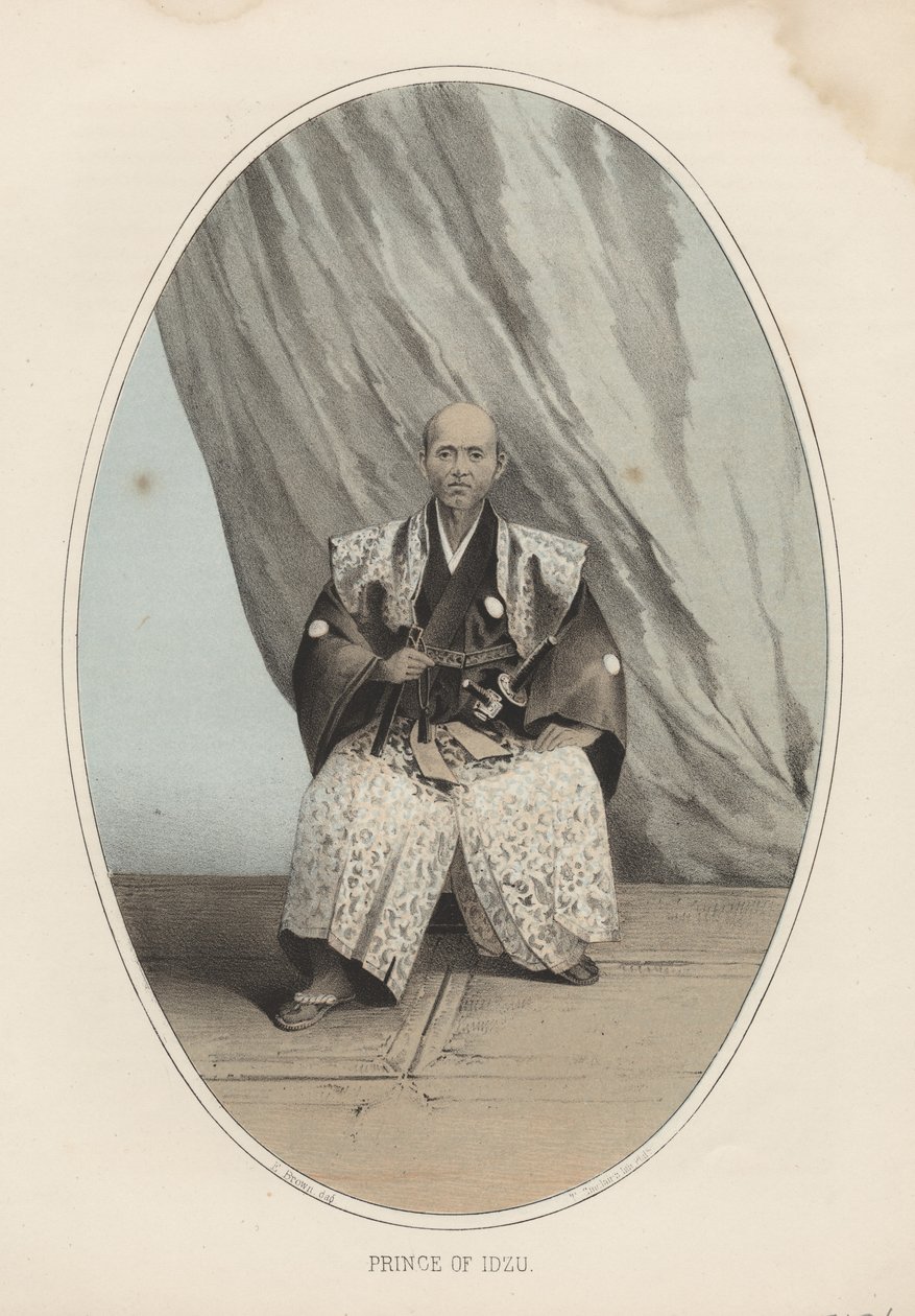 Prinsen av Idzu, 1855 av Eliphalet Brown