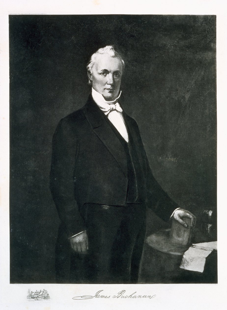 James Buchanan, Förenta staternas 15:e president (fotogravyr) av Eliphalet Frazer Andrews