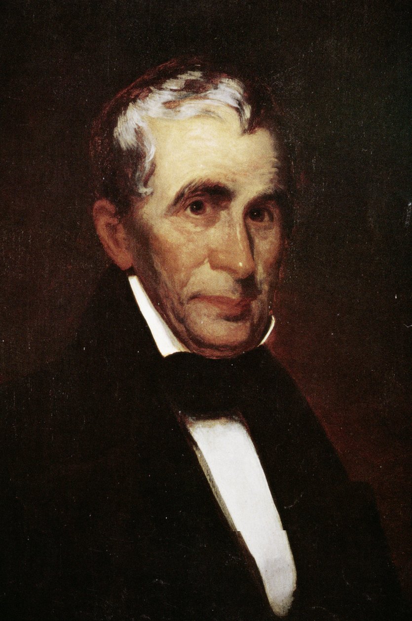 William Henry Harrison (1773-1841) (lito i färg) av Eliphalet Frazer Andrews