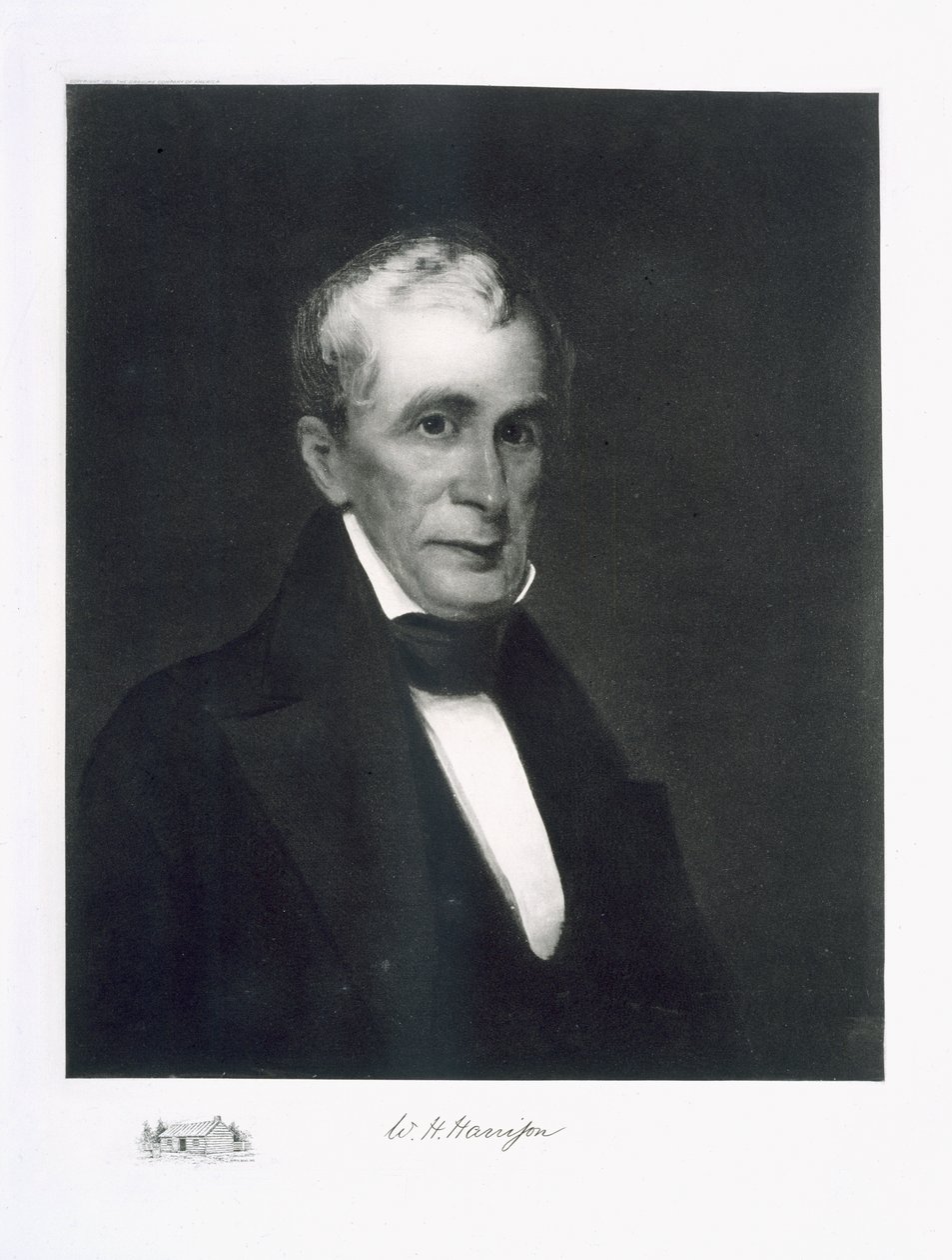 William Henry Harrison, USA:s nionde president, publicerad. 1901 (fotogravyr) av Eliphalet Frazer Andrews