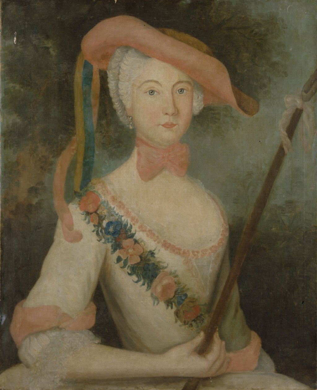 Självporträtt, ca 1725-40 av Elisabeth Christine of Brunswick Bevern