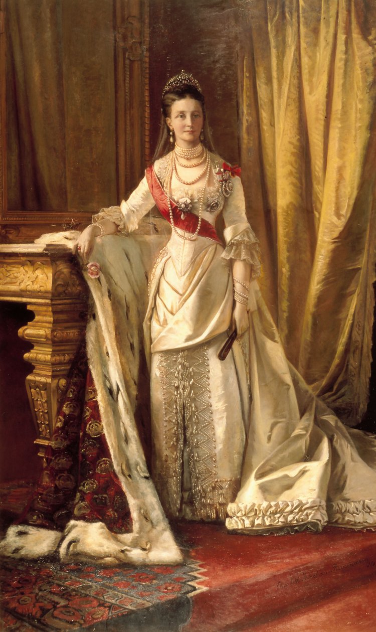 Porträtt av Louise av Hesse-Kassel av Elisabeth Jerichau Baumann