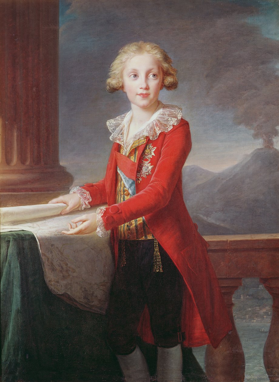 Porträtt av Francis I av de två Sicilierna av Elisabeth Louise Vigee Lebrun