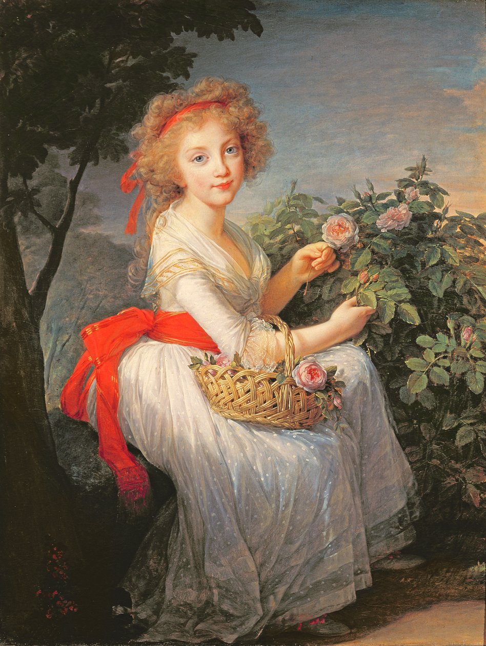 Ata o Marie-Christine o Bourbon-Naples (1779-1849) sau. av Elisabeth Louise Vigee Lebrun
