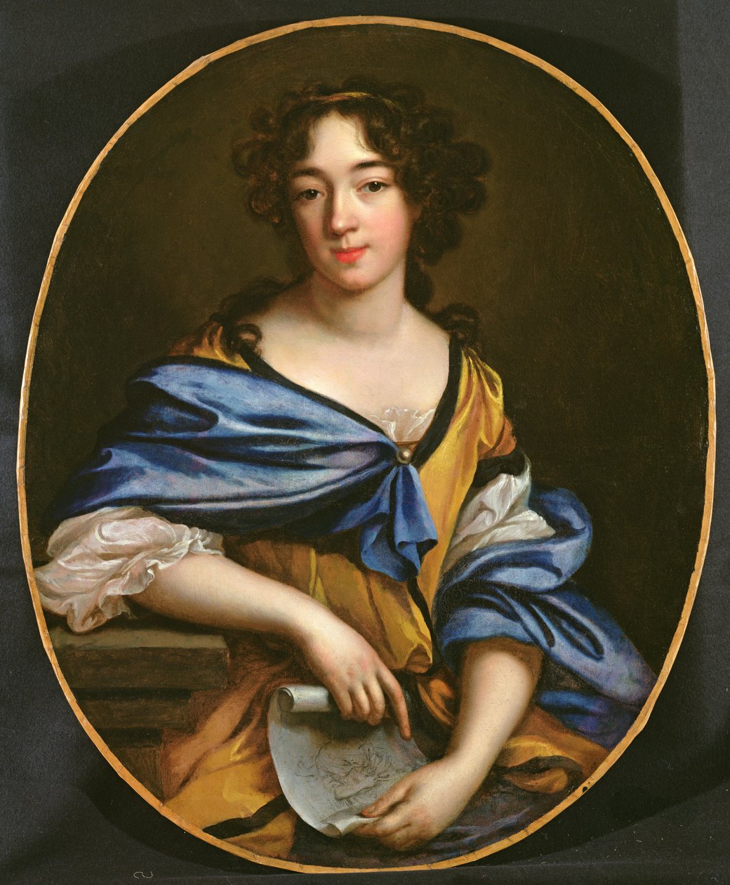 Självporträtt, 1672 av Elisabeth Sophie Cheron