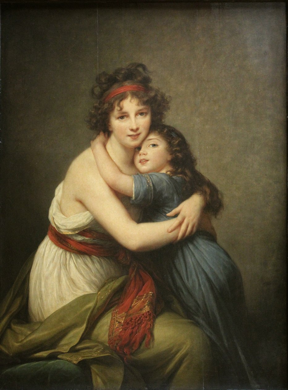 Elisabeth Louise Vigée-Lebrun, Madame Vigée-Lebrun och hennes dotter av Élisabeth Louise Vigée Le Brun