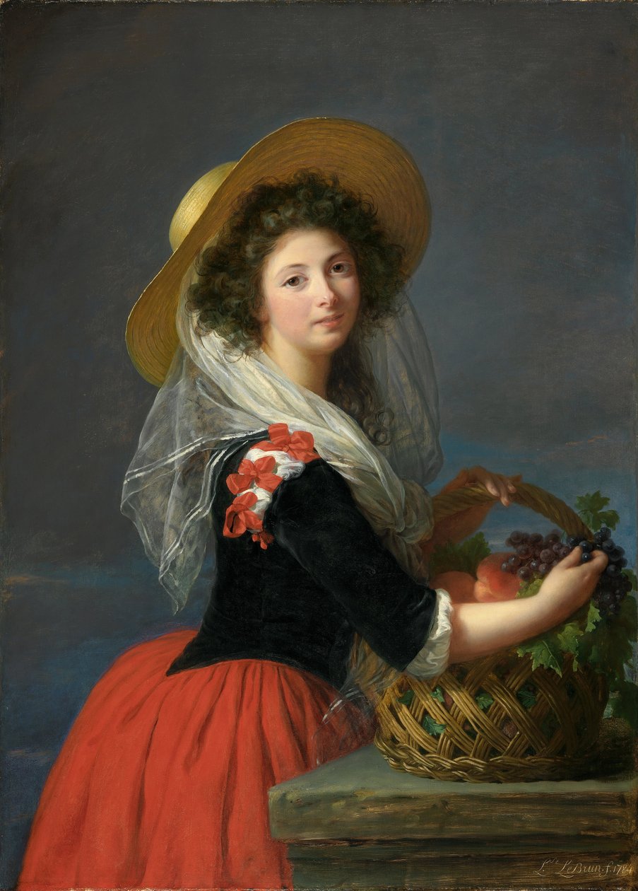 Porträtt av Marie Gabrielle de Gramont, grevinnan av Caderousse av Élisabeth Louise Vigée Le Brun
